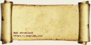 Jasmina Alavanja vizit kartica